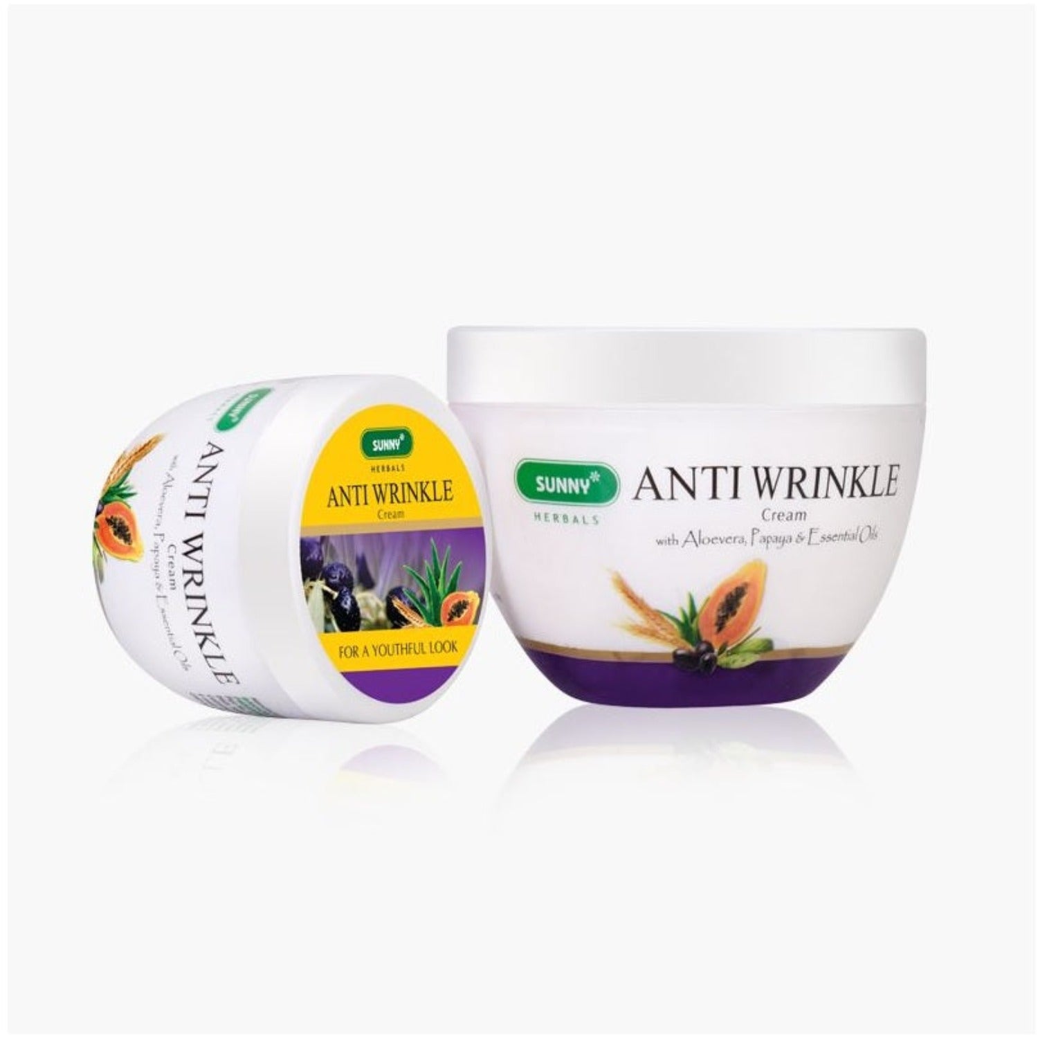 Bakson's Sunny Herbals Anti Wrinkle With Aloevera,Cucumber & Papaya For a Youthful Look Skin Care Cream