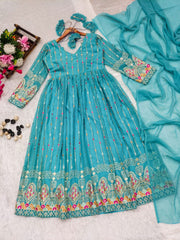 Bollywood Indian Pakistani Ethnic Party Wear Soft Pure Georgette Suit Set Dress