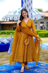 Bollywood Indian Pakistani Ethnic Party Wear Soft Pure Georgette Anarkali Dupatta Dress