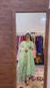 Bollywood Indian Pakistani Ethnic Party Wear Women Soft Pure Chinnon Gown Dress