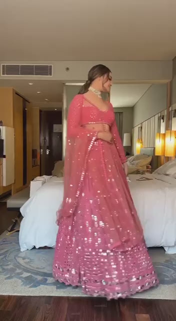 Indian Pakistani Women Lengha Wedding Bollywood Bridal Ethnic Party Wear Lehenga Pure Soft Georgette With Heavy Embroidery Work Lahenga Choli