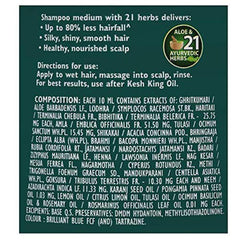 Emami Ayurvedic Kesh King Ayurvedic Anti Hair fall Shampoo Reduces hair fall 21 Natural Ingredients No Paraben & No Silicon With the goodness of Aloe Vera,Bhringraja and Amla for Silky,Shiney
